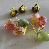 Decorazioni pasqua pulcini e uova