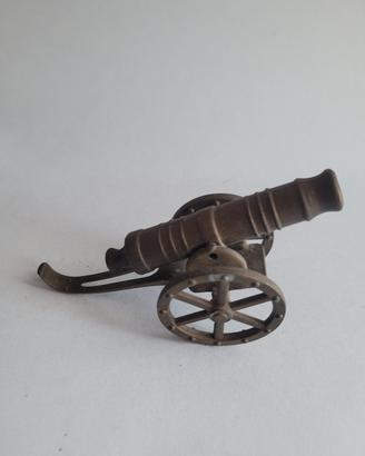 cannone modellino in bronzo