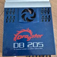 amplificatore dragster DB 205 2 channel auto campe