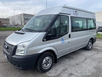 FORD TRANSIT 9 POSTI PEDANA ANDICAP 2013 TETTO ALT