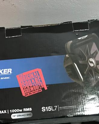 Kicker S15 L7 NUOVO