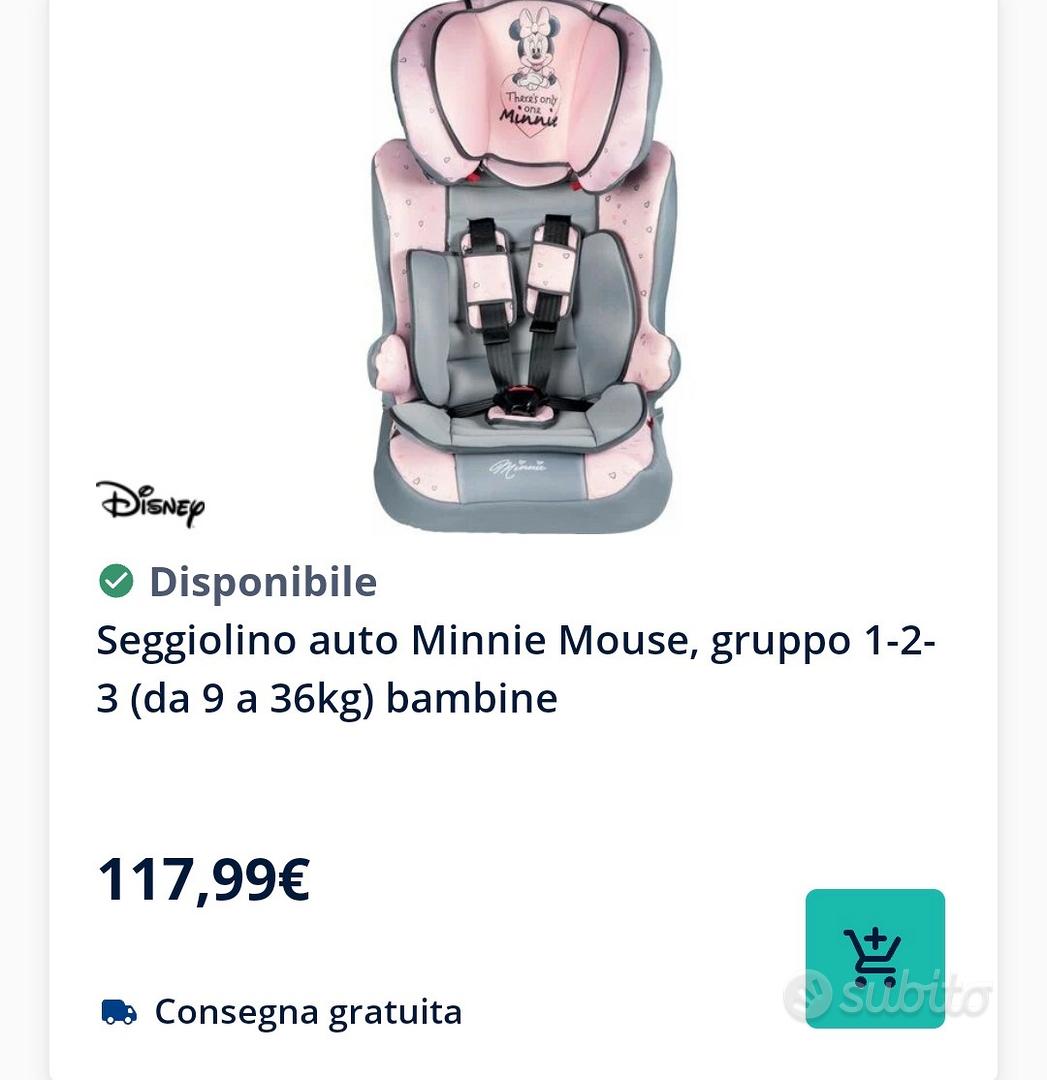 Seggiolino Rialzo Auto per bambini Disney Minnie