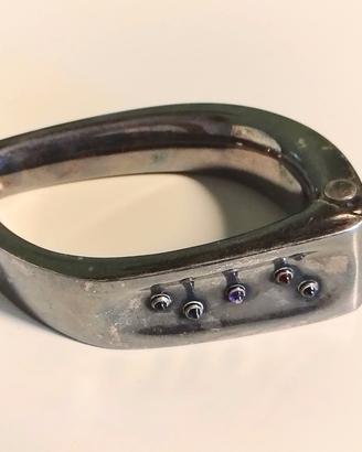 Bracciale Brutalista in Argento 800 massiccio 315g