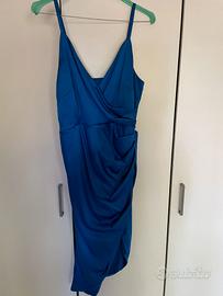 vestito nuovo blu da sera taglia s nuovo
