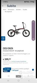 bici pieghevole tilt