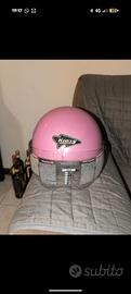 casco moto donna rosa nuovo