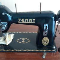Macchina da cucire Zenat vintage con mobiletto