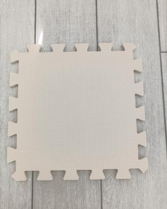 Tappeto puzzle EVA 30x30 beige bambini piscina