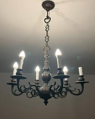 Lampadario a sospensione classico a sei luci