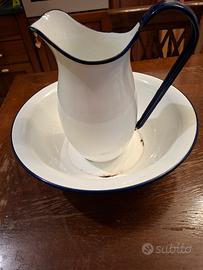 Catino con brocca anni 40/50