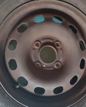 4 cerchi in acciaio R14 usati 
