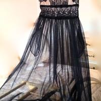 Abito pizzo e tulle Lucille