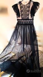 Abito pizzo e tulle Lucille