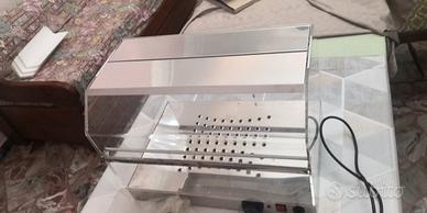 Vetrina riscaldata Espositore a due piani SMEG