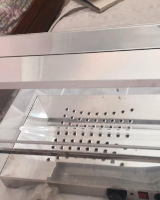 Vetrina riscaldata Espositore a due piani SMEG