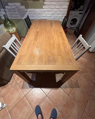 Tavolo Hage(Jysk) 90x190 cm rovere naturale