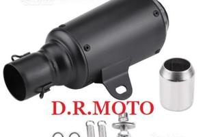 SCARICO gp nero corto28 CM TERMINALE