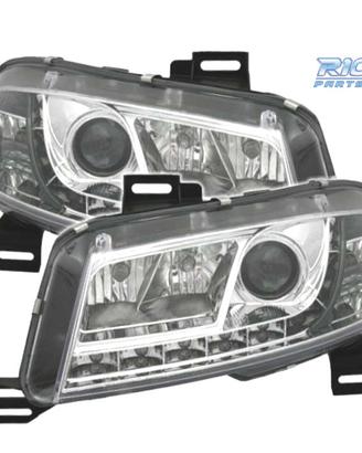 FARI FIAT STILO 01-08 LUCE DIURNA FONDO CROMATO