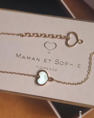 Bracciale Ag.925/18kt - Maman et Sophie