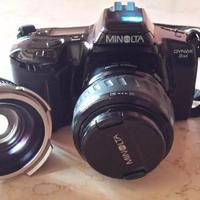 Macchina fotografica Minolta Dynax 3xi 35 mm obi