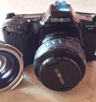 Macchina fotografica Minolta Dynax 3xi 35 mm obi
