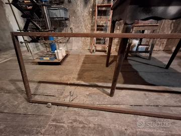 Struttura rettangolare di sostegno 183 x 60 cm