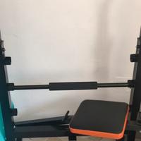 Panca Palestra Multifunzione + Rack Bilanciere 