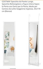 Specchi dietro porta sia a muro