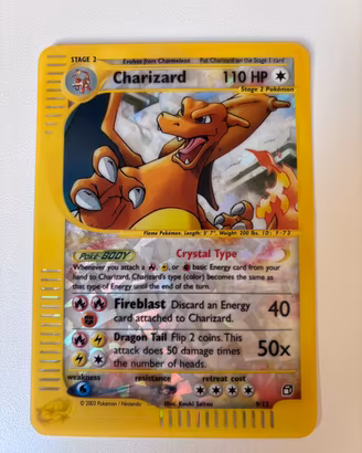 Pokémon Charizard Box Topper Jumbo Trasparente