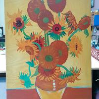 QUADRO 50 X 70 CM "I GIRASOLI" - ACRILICO SU TELA