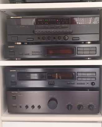 Stereo assemblato Onkyo, Rotel, Marantz