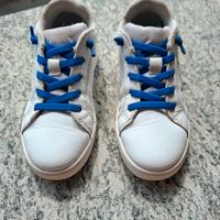 scarpe bambino geox bianche e blu n. 28