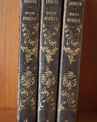 ARIOSTO ORLANDO FURIOSO , FRA3 vol,, 1839-ILLUS