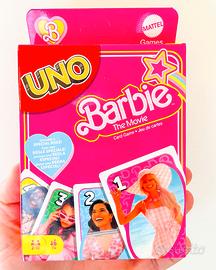 Barbie - Gioco Carte UNO - Famiglia Natale