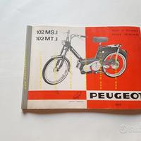 Peugeot 102 MS.I - 102 MT.I 1973 catalogo ricambi