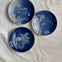 Piatti di Natale Royal Copenaghen anni '80