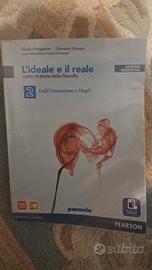 libro di filosofia "l'ideale e il reale 2"