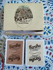 Carte da gioco scotch malto Cardhu - Modiano