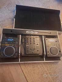 consolle pioneer 350 completa di flight case