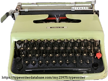 Macchina da scrivere Olivetti Lettera 22