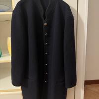 Cappotto blu Dolomiten in lana cotta