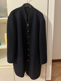 Cappotto blu Dolomiten in lana cotta