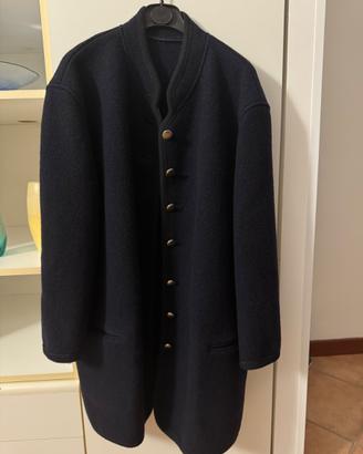 Cappotto blu Dolomiten in lana cotta