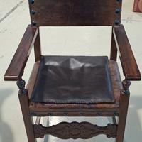 sedia da studio in pelle