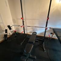 Palestra rack panca rastrelliera pesi