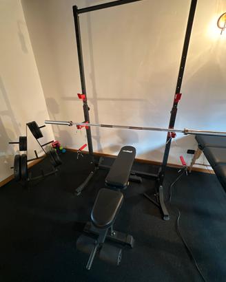 Palestra rack panca rastrelliera pesi