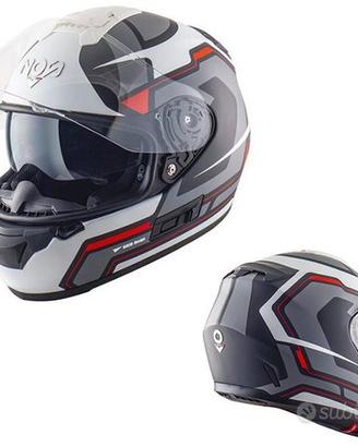 CASCO INTEGRALE MOTO NOS NS7F FIBRA VETRO LEGGERO