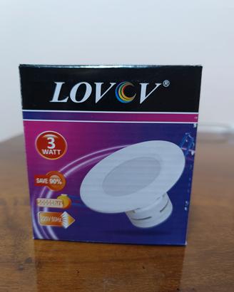 Faretto LED da incasso LOVCV LV-903 3W.