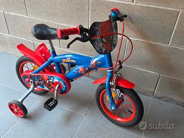 bici spiderman bambino dai 2 ai  5 anni perfetta