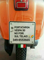 Porta Targa Vespa 50-125 NO FORI SUL TELAIO